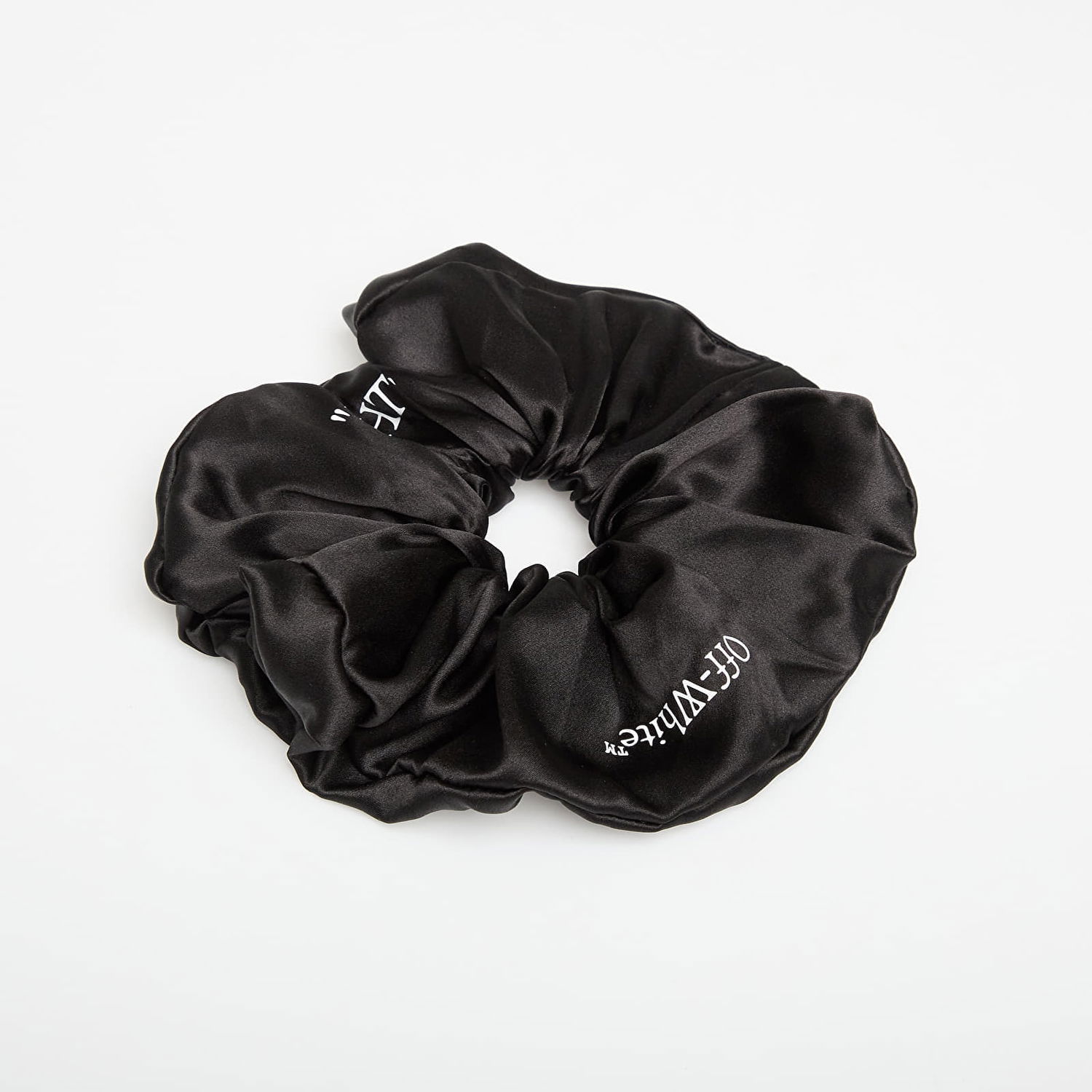 Аксесоари Off-White Keep Tight Satin Scrunchie Universal Черно | OWMH002F25FAB0021001, 0