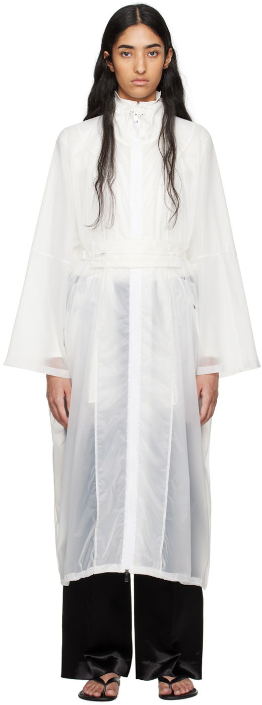 Палта The Row White Silva Coat Бяло | 8153-W3079, 0