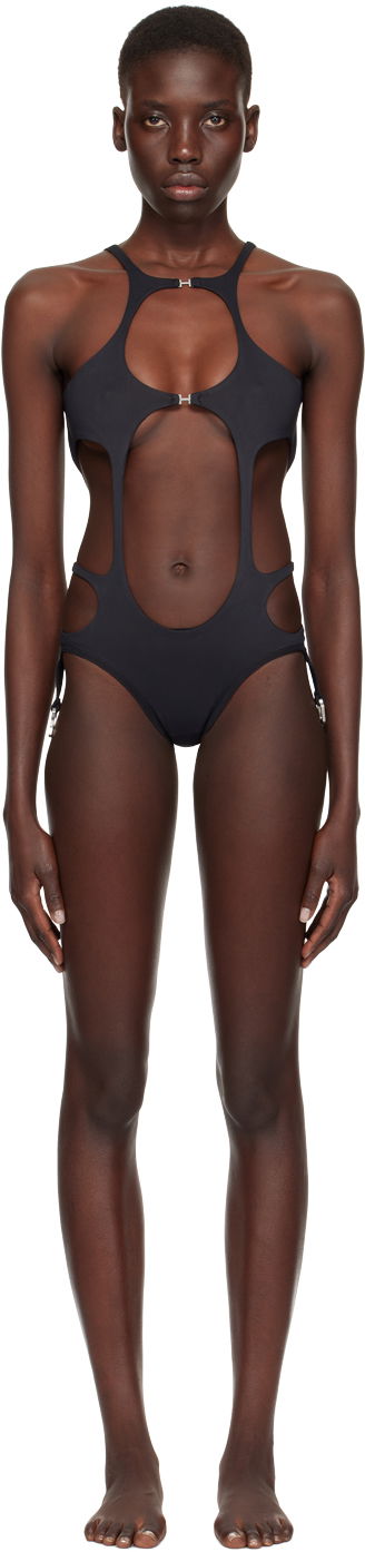 Бански HELIOT EMIL Cascade One-Piece Swimsuit Черно | HE_W_22_002_BLK01, 0