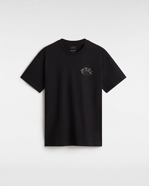 Тениска Vans Vans Metal University T-Shirt, Size L Черно | VN000MCNBLK, 0