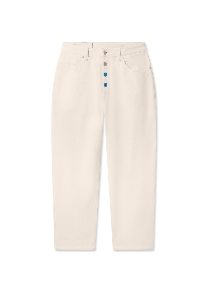 Панталони AXEL ARIGATO Alvin Armstrong Button-Fly Straight-Leg Trousers Бежово | A3993001