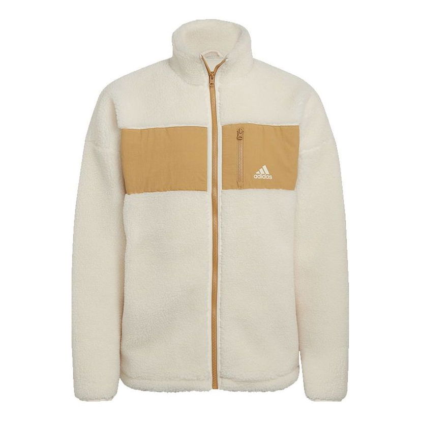 Пуловер adidas Originals Adidas Fleece Winter Jacket Бежово | HI1186