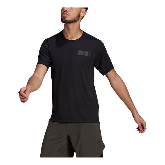 Тениска adidas Originals Loose Fit Crew Neck Training T-Shirt Черно | H31072