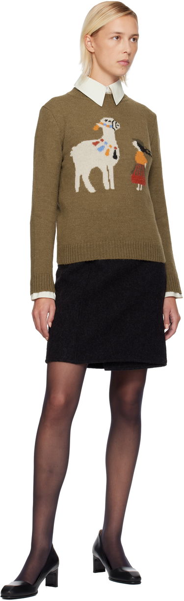 Пуловер Max Mara Weekend Nitra Knit Graphic Sweater Зелено | 2525366292600, 3