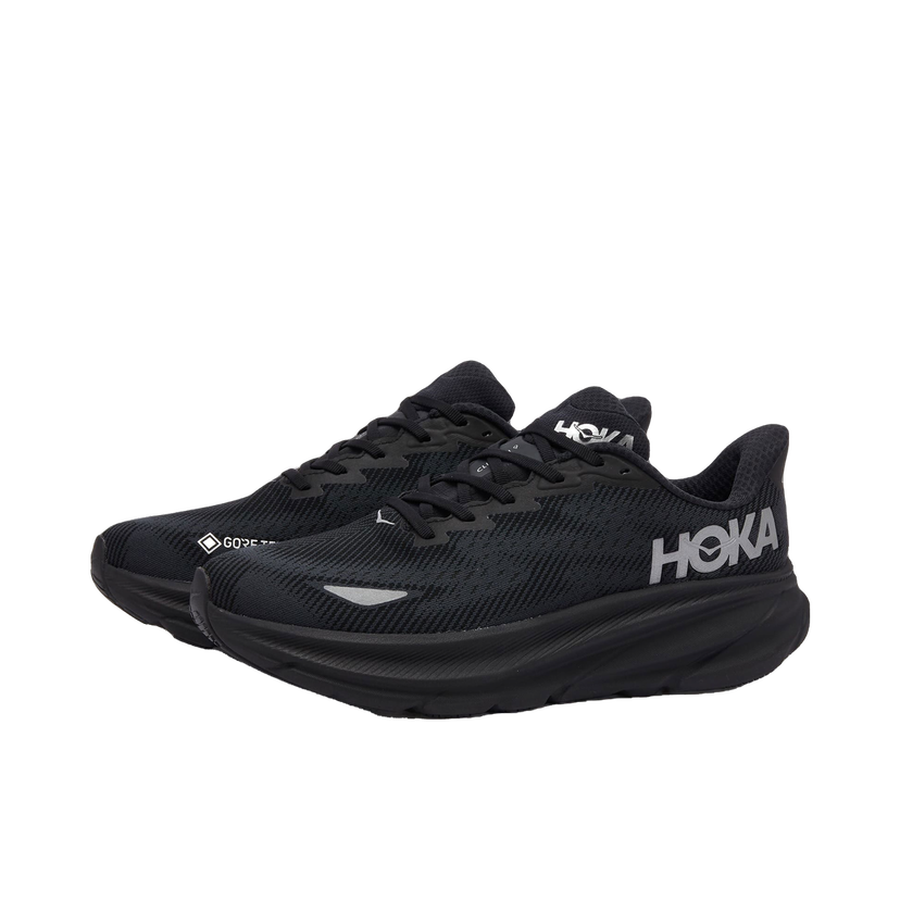 Бягане Hoka One One M Clifton 9 GTX in Black, Size UK 10 | END. Clothing Черно | 1141470F-BBLC