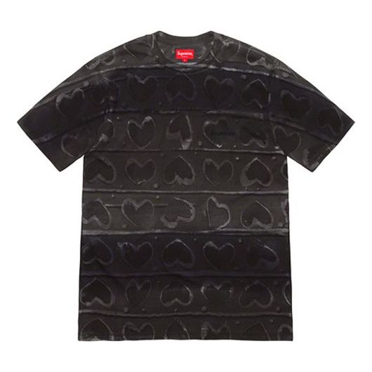 Тениска Supreme Hearts Dyed T-Shirt Черно | SUP-FW19-381