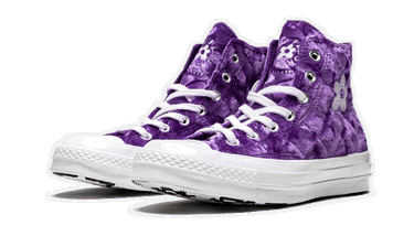 Кецове и обувки Converse Golf Le Fleur x Chuck 70 Hi "Quilted Velvet Tillandsia Purple" Лилаво | 165600C, 3