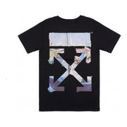 Oversize Painting Arrow Print T-Shirt