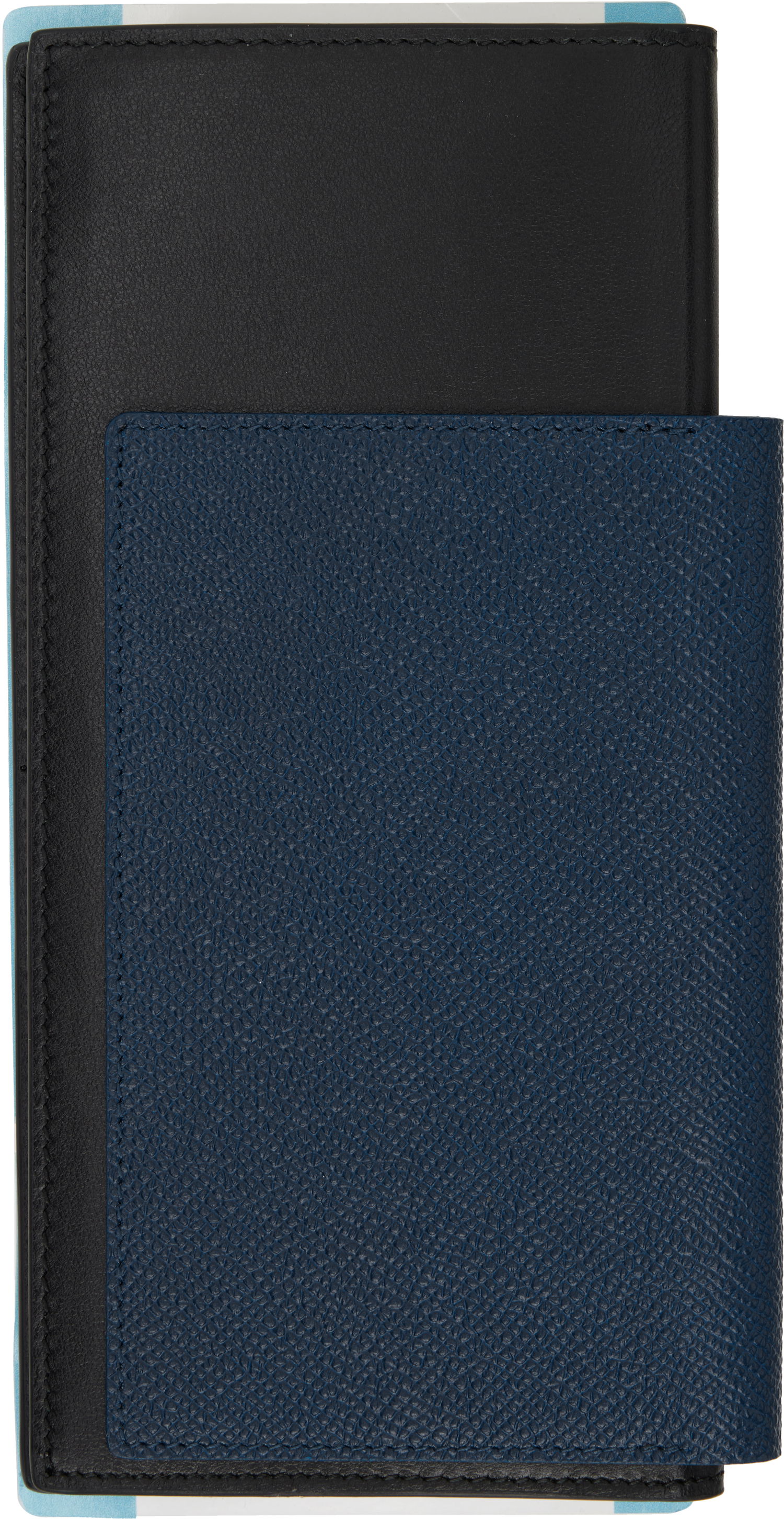 Портфейл Balenciaga Passport Long 1 Ticket Wallet Тъмно синьо | 7877742AA3R, 1