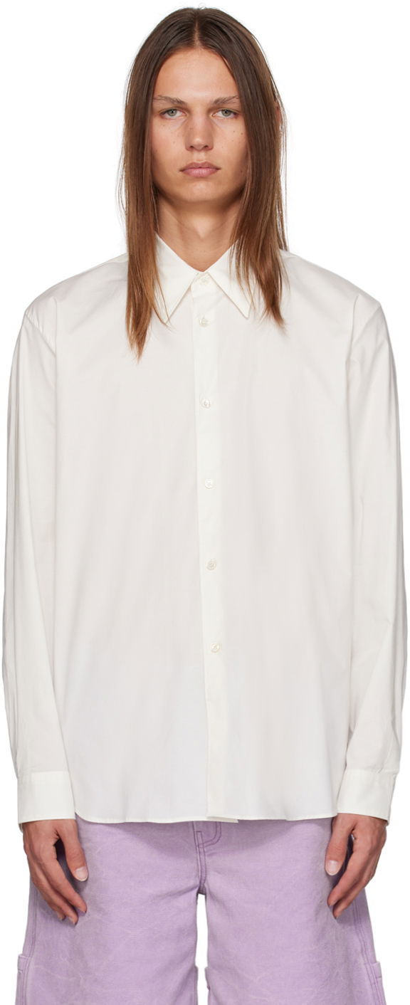 Риза Acne Studios Button-Up Shirt Бяло | BB0512-, 0