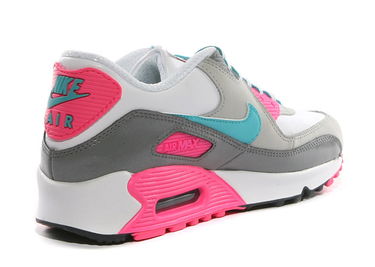 Кецове и обувки Nike Air Max 90 2007  "White Laser Pink" GS Бяло | 345017 109, 2
