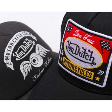 Шапка с козирка Von Dutch Von Dutch Live Fast Trucker Cap Черно | VD/0/CAS1/BLACKY1B, 5