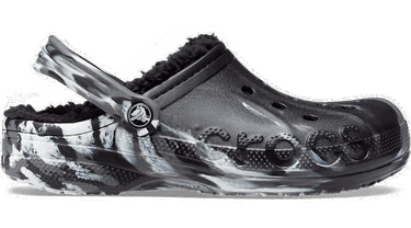Кецове и обувки Crocs Baya Lined Marbled Clogs Черно | 208333-0C4, 0