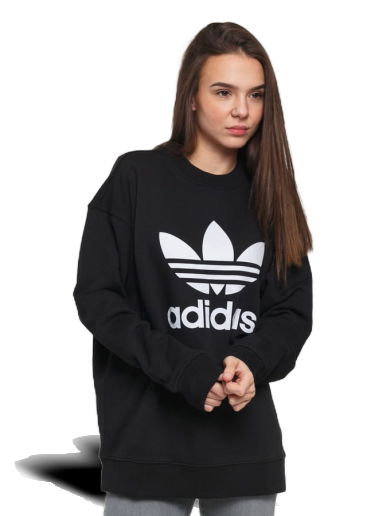 Суитчър adidas Originals Trefoil Crew Sweat Черно | FM3272