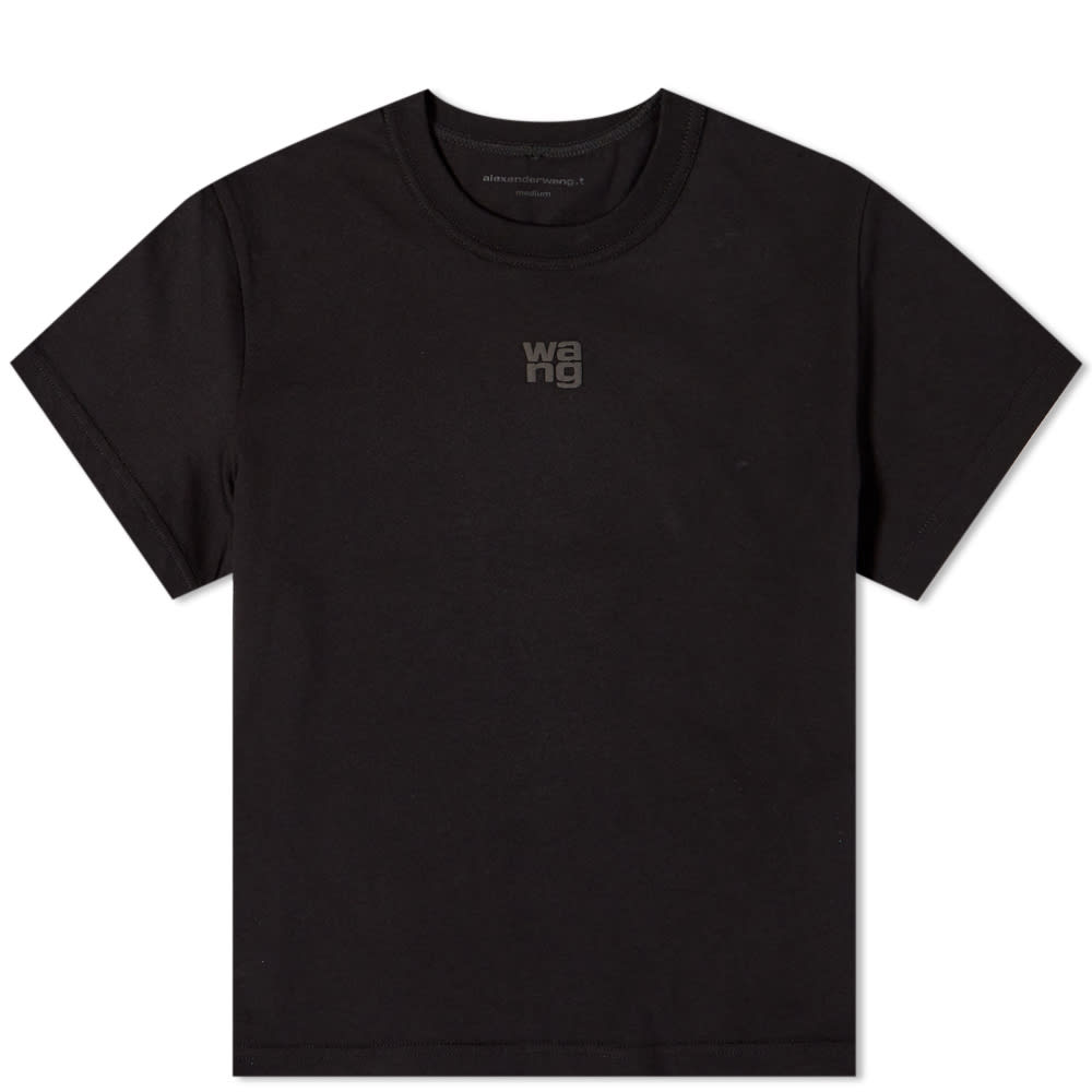 Тениска Alexander Wang Essential Shrunken Tee Черно | 4CC3221358-001, 0