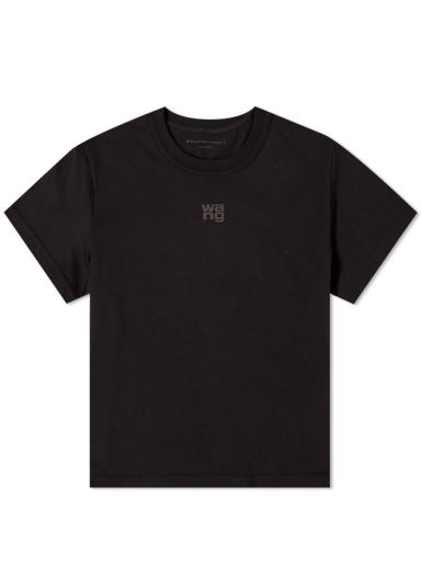 Тениска Alexander Wang Essential Shrunken Tee Черно | 4CC3221358-001