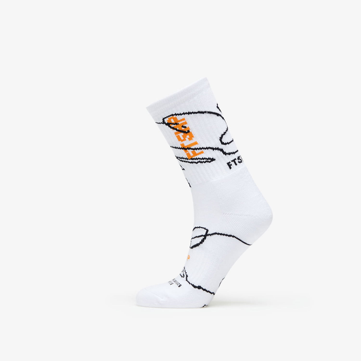 Чорапи Footshop The Skateboard Socks Бяло | FTSHP_323, 0