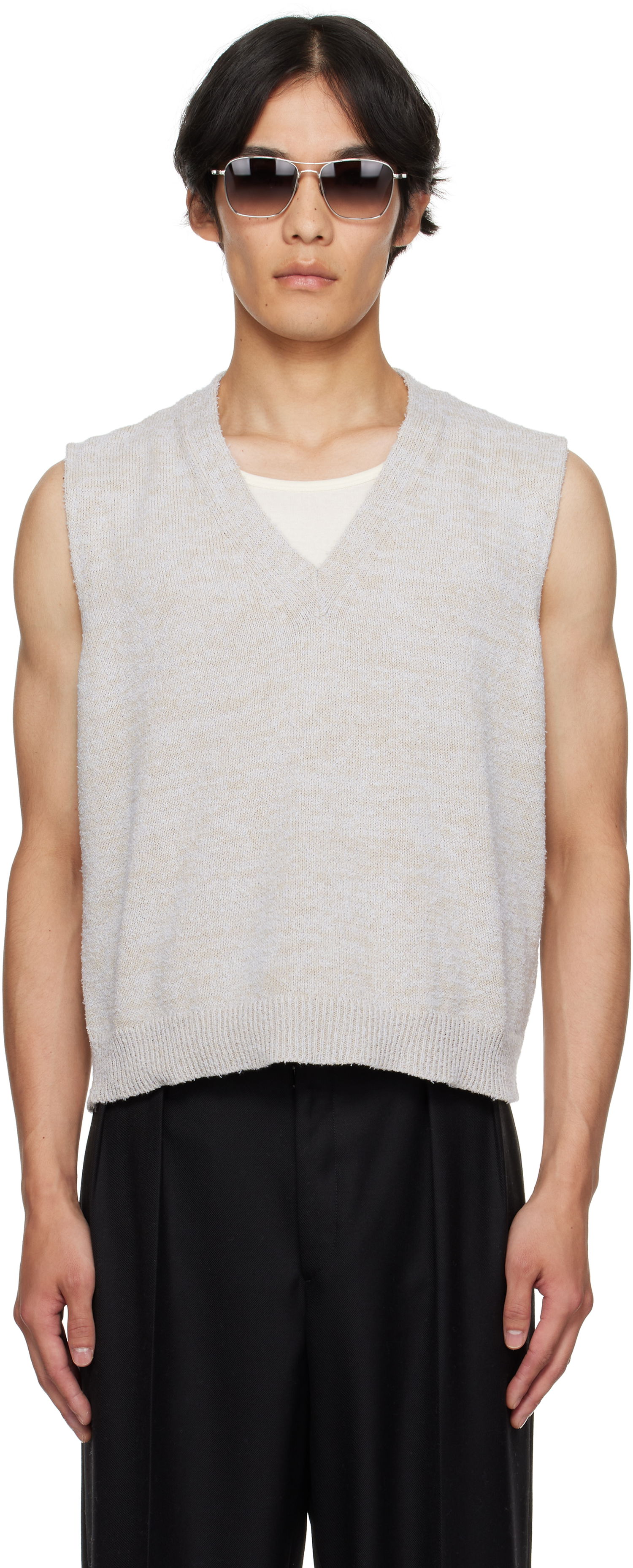 Жилетка Maison Margiela Maison Margiela Knit Vest Бежово | S50FB0115 M13152, 0