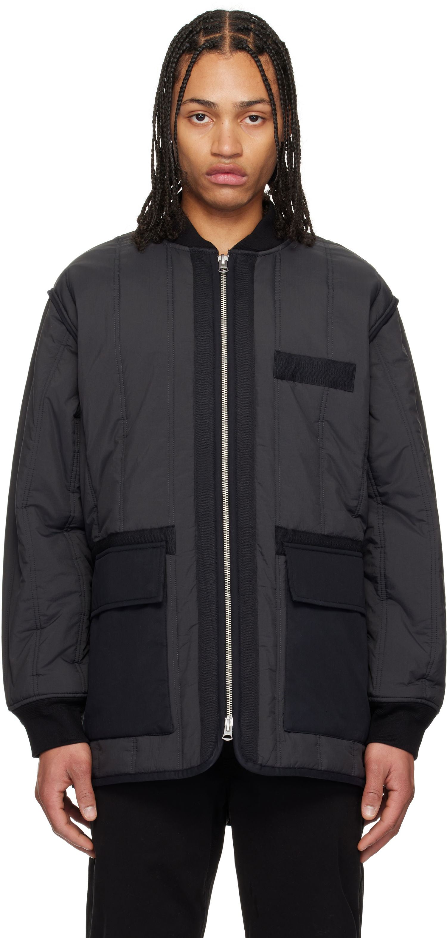Пухо яке rag & bone Rag & Bone Delta Liner Jacket Черно | MBW24H2001LTML, 0