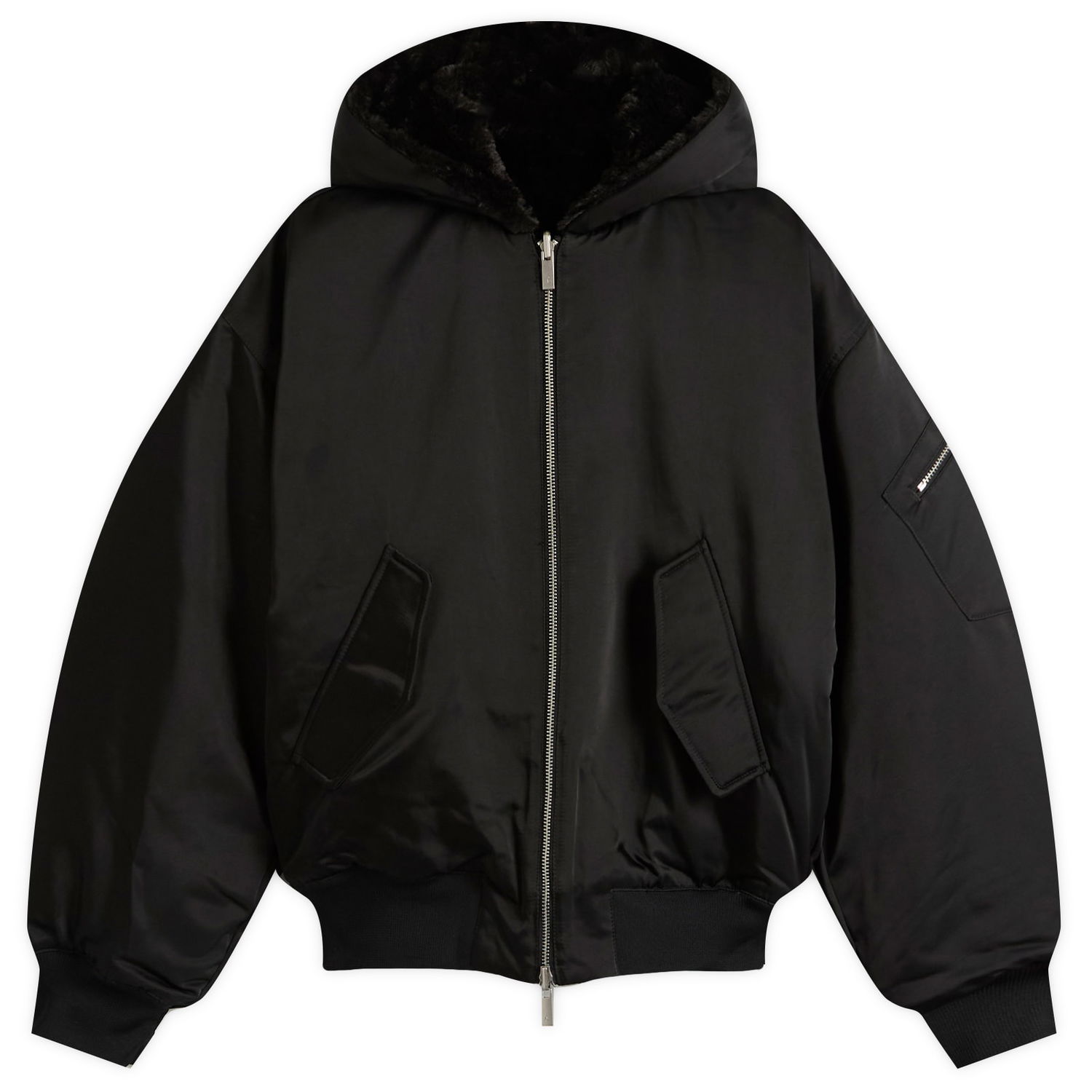 Яке бомбър Jordan Jordan Renegade Hooded Bomber Jacket, Size Large Черно | HV0357-010, 1