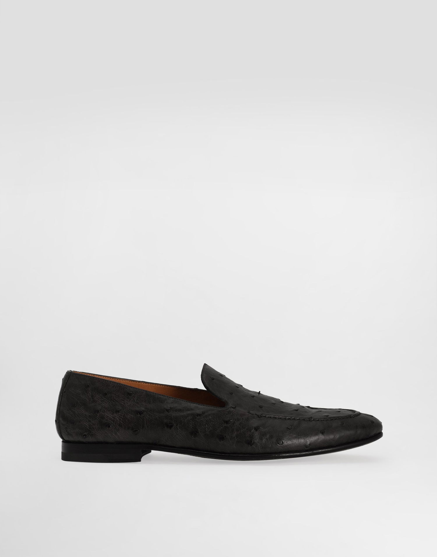 Аксесоари Dolce & Gabbana Dolce & Gabbana Ostrich Leather Loafers Черно | A50716AE43680999, 0