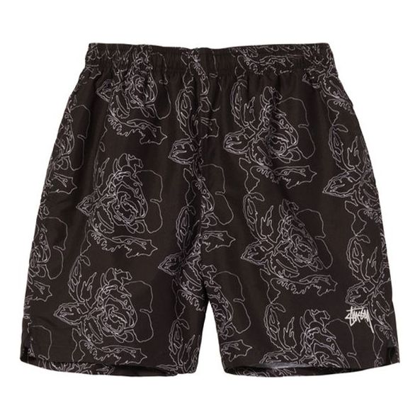 Къси панталони Stüssy Stussy Roses Water Shorts Черно | STUSSY-SS21-30