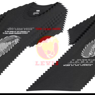 Тениска Levi's Horse Print T-Shirt Черно | A8804-0063, 0