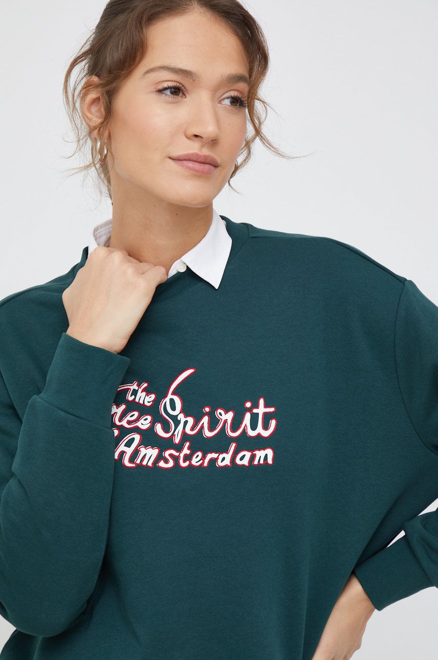 Суитчър Scotch & Soda Sweatshirt Зелено | 168843, 0