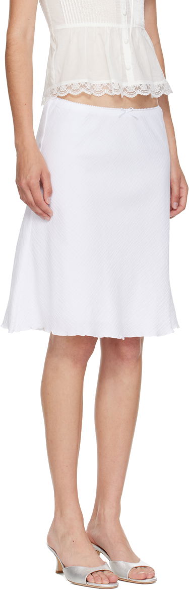 Пола GUIZIO Guizio Paloma Midi Skirt Бяло | P25338W157, 1