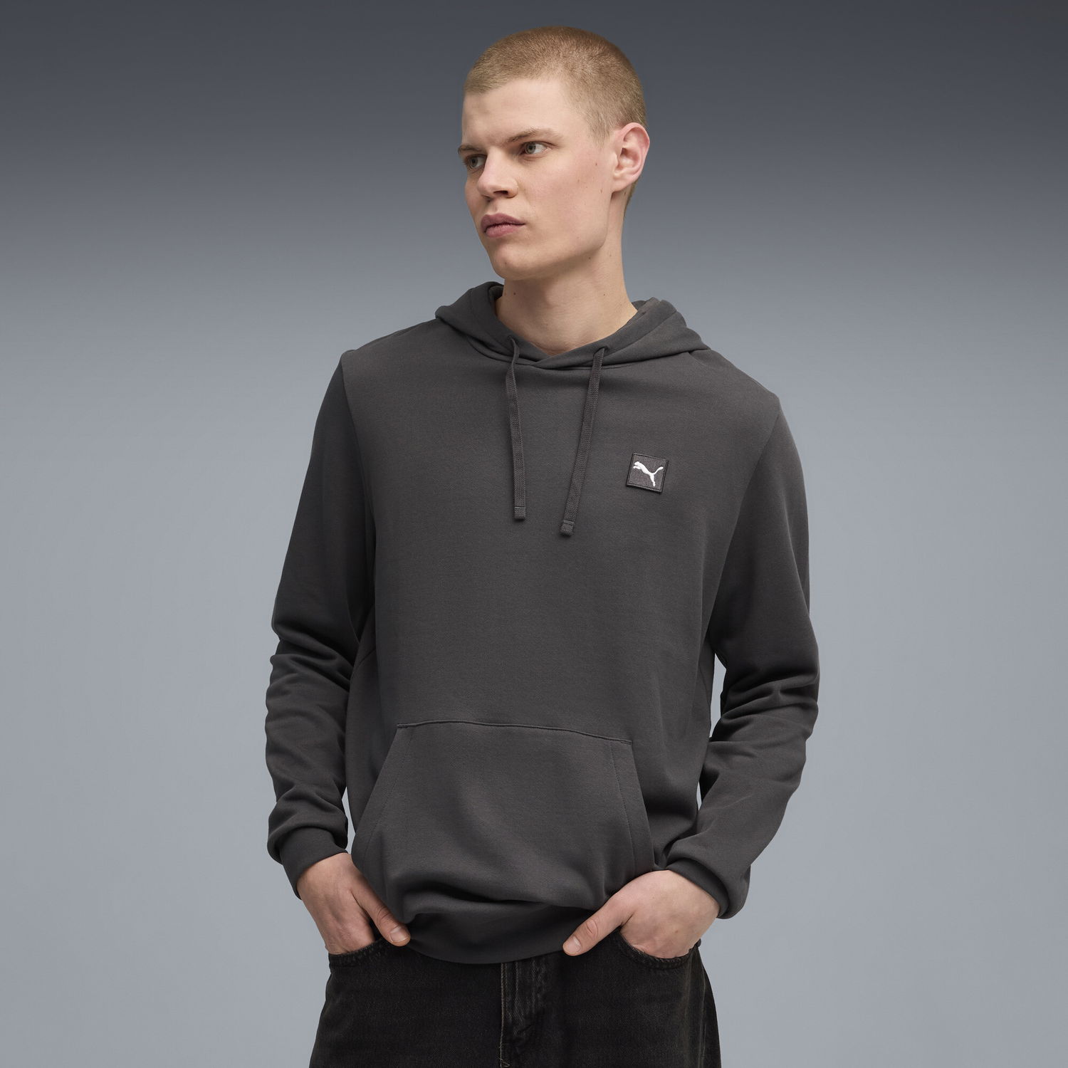 Суитчър Puma Essentials Elevated Hoodie Сиво | 688254_44, 0