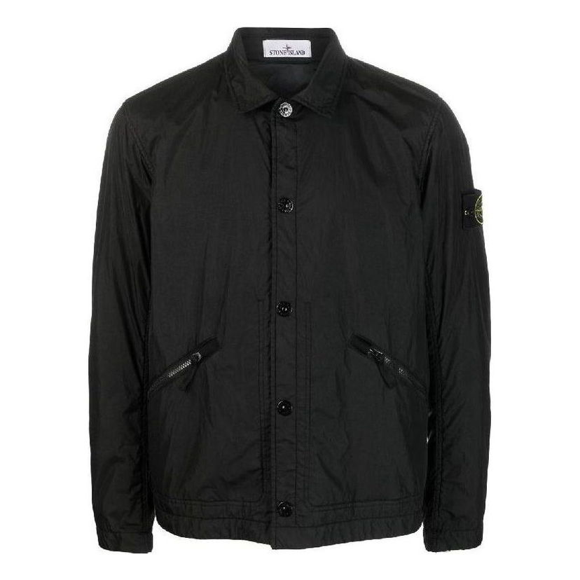 Ветровка Stone Island Stone Island Padded Crinkle Reps Nylon Shirt Jacket Черно | 781542522-V0029