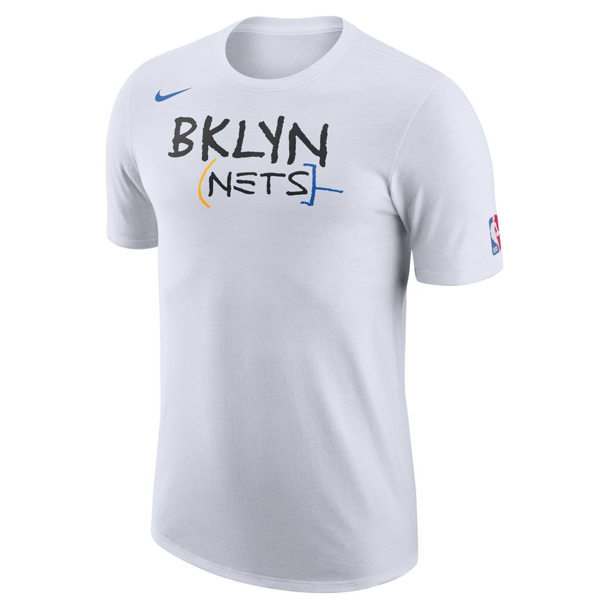 Тениска Nike NBA Brooklyn Nets City Edition Logo Tee Бяло | DV5934-100, 0