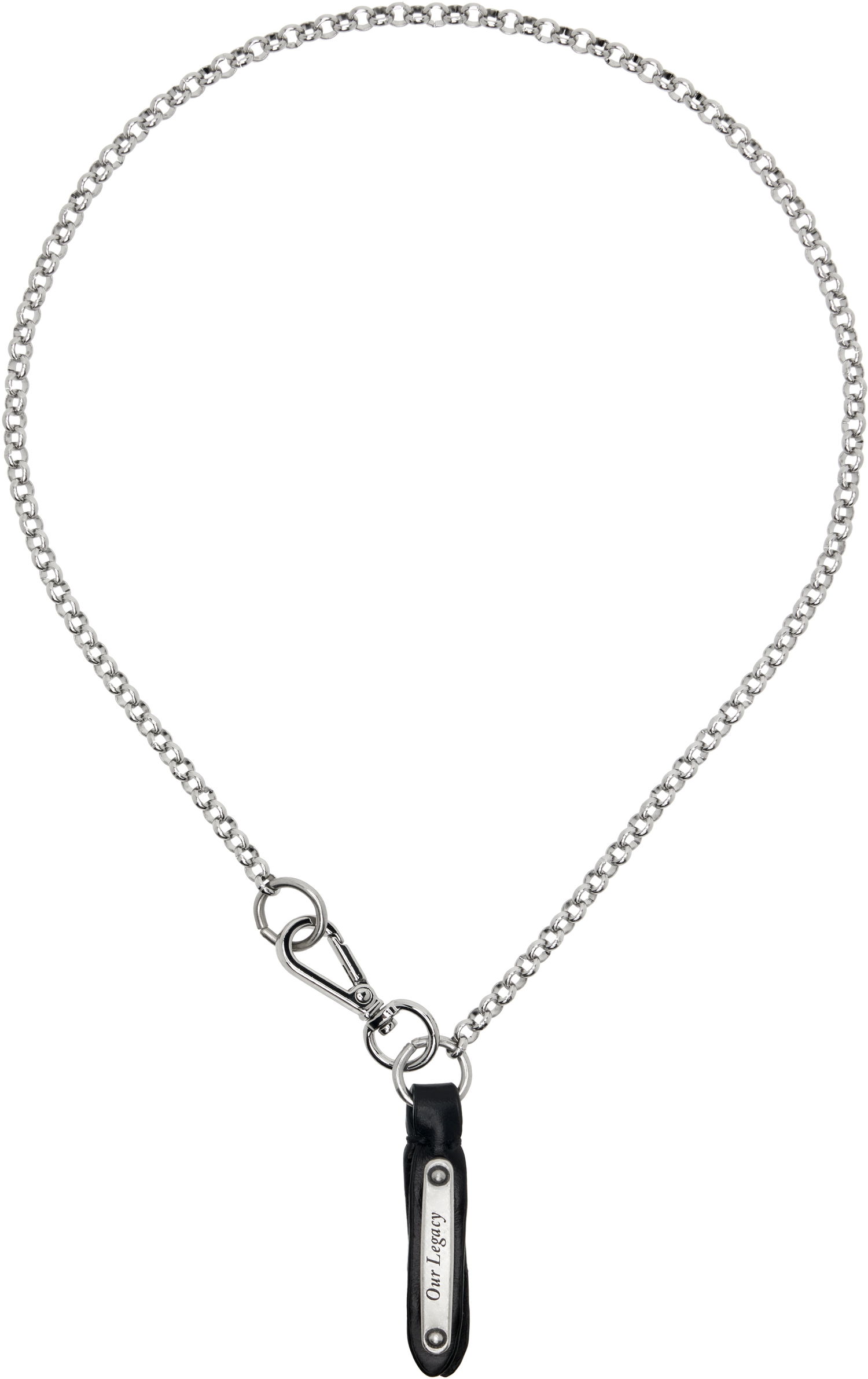 Ключодържатели OUR LEGACY Our Legacy Ladon Chain Necklace Металик | A2258DLS, 0