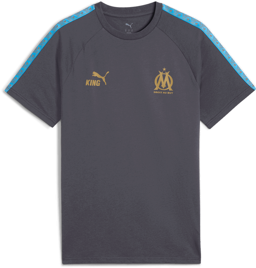 Тениска Puma Olympique de Marseille KING T-Shirt Сиво | 781588-19