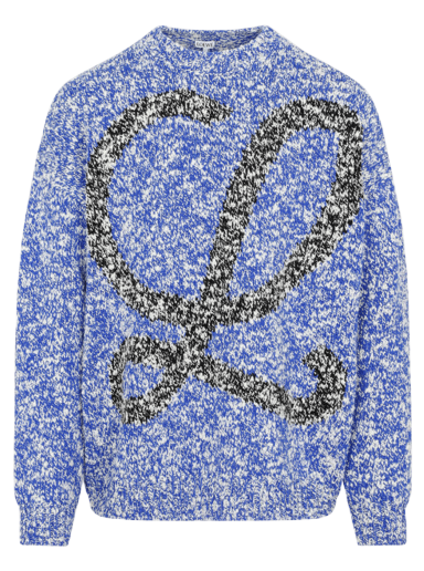 Пуловер Loewe Crewneck Sweater Синьо | H526Y14KCE 5102
