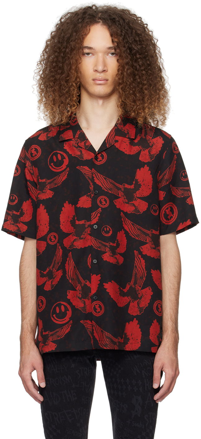 Риза Ksubi Flight Resort Shirt Червено | MPS24SH008, 0
