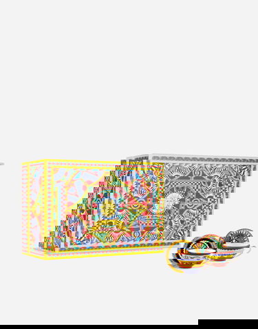 Домашен декор Dolce & Gabbana Ornate Porcelain Teacups and Saucers Gift Set with Sun Motif Многоцветен | TC0S20TCM08UC156, 0