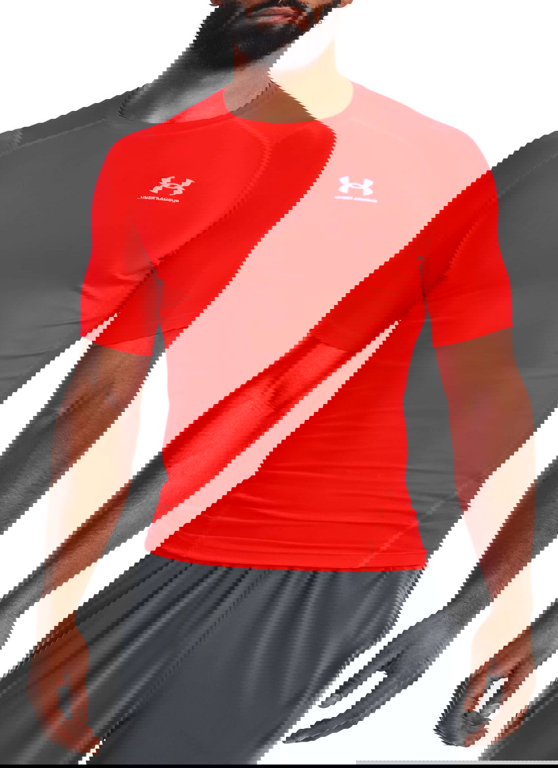 Тениска Under Armour HG Armour Comp Tee Червено | 1361518-810, 0