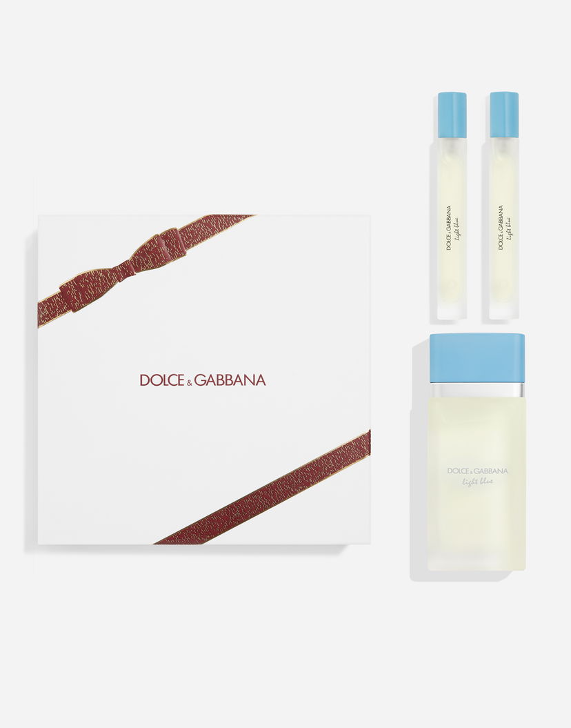 Парфюми и аромати Dolce & Gabbana Light Blue Edt Trio Gift Set Бяло | VT01LDVT0009V000