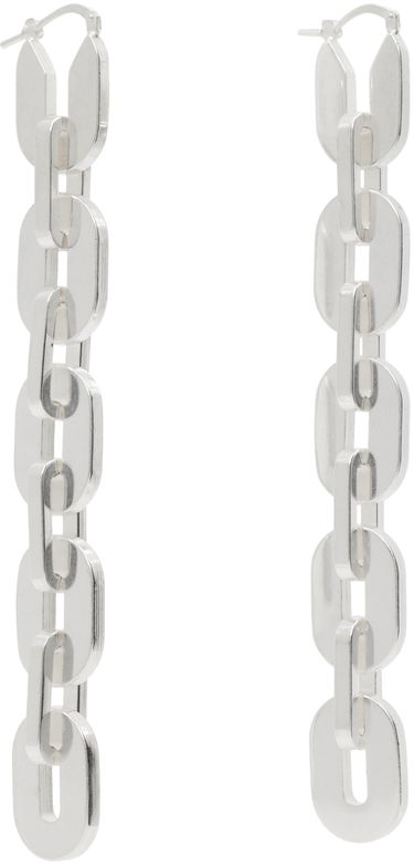 Обеци Jil Sander Chain Earrings Сиво | J11VG0078_P4877, 1