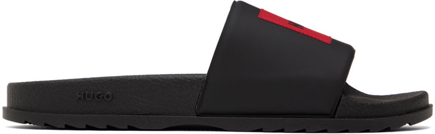 Кецове и обувки BOSS Hugo Logo Sandals Черно | 50471371, 0