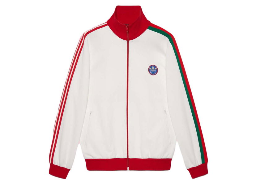 Яке Gucci adidas x Cotton Jersey Jacket White Бяло | 692108 XJEKY 9088