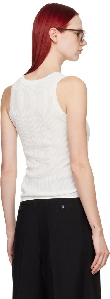 Потник Max Mara Weekend Max Mara Ceylon Tank Top Бяло | 2415361022600001, 2