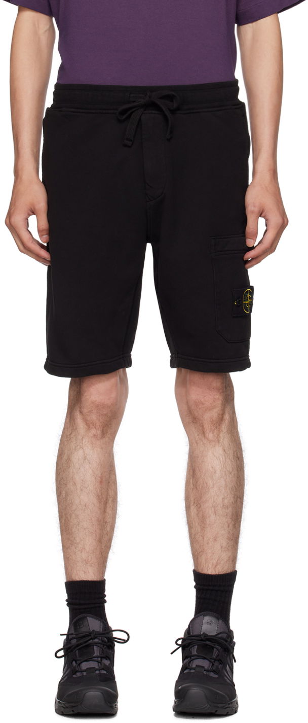 Къси панталони Stone Island Patch Shorts Черно | 791564651, 0