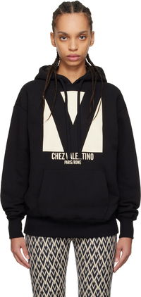 Valentino 'Chez Valentino' Print Cotton Hoodie