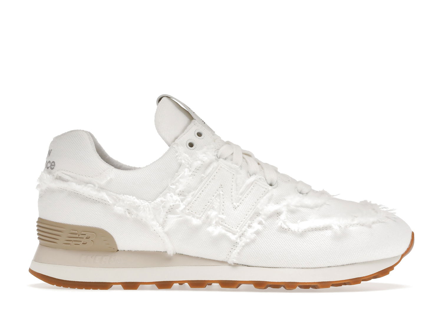 Кецове и обувки New Balance 574 Miu Miu Denim White Бяло | 5E765D_CSL_F0009_F_015, 0