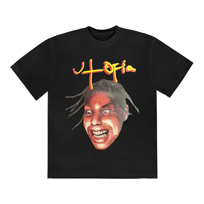 Тениска Cactus Jack by Travis Scott Travis Scott Utopia II T-Shirt Черно | TSUT-SS03