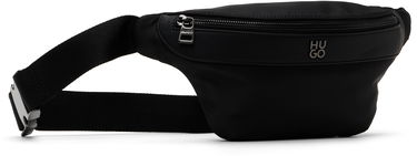 Чанта за кръста BOSS HUGO Twill Belt Bag with Stacked Logo Черно | 50547398, 2