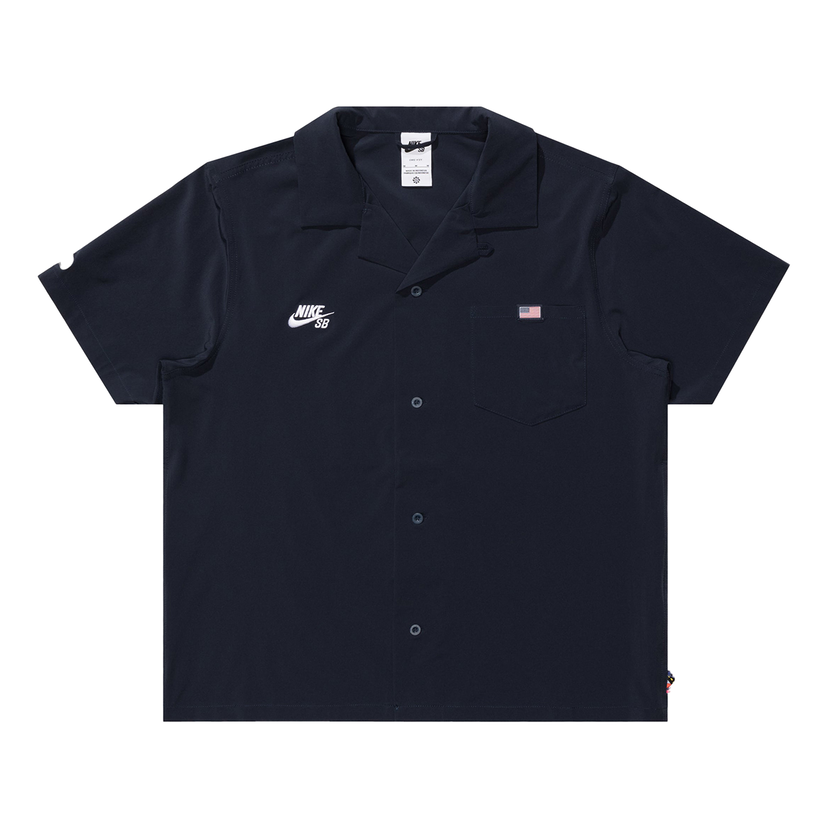 Риза Nike SB Team USA Bowler Shirt Тъмно синьо | FZ4054-451
