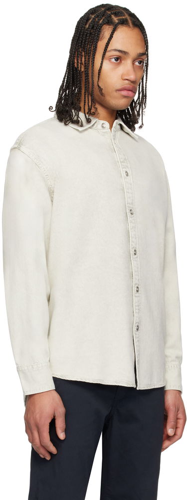 Риза rag & bone Rag & Bone Matthew Denim Shirt Бежово | MED24H1438UFCC, 1